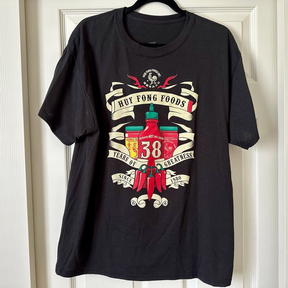 Huy Fong Foods Black Graphic Tee
